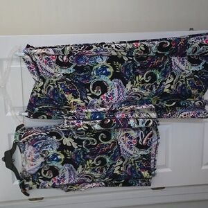 Jones Studio Multicolor Patterned Top and Matching Long Skirt